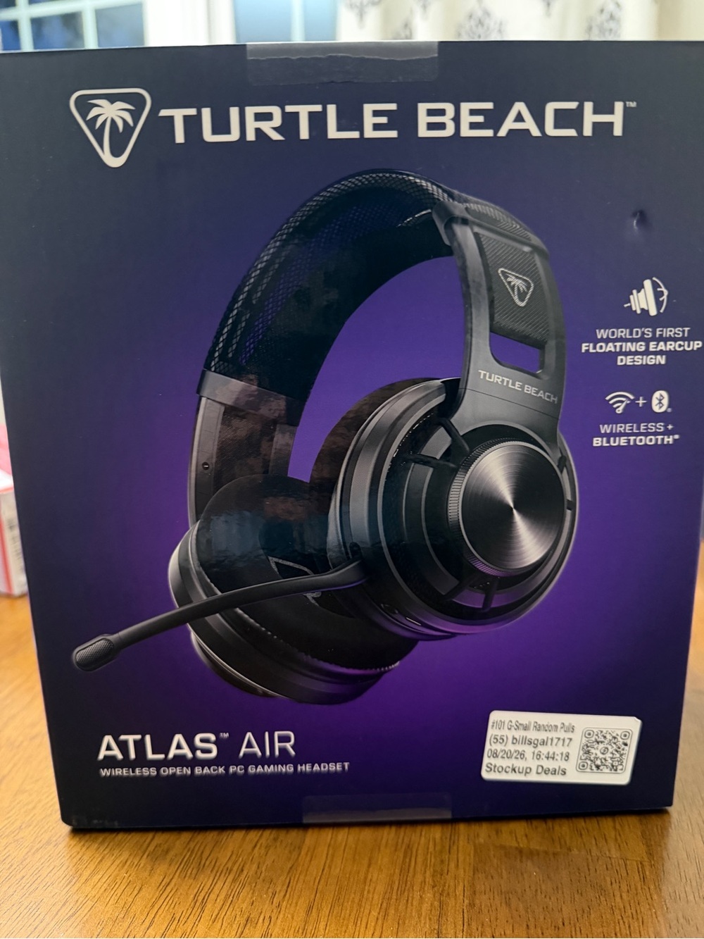 Turtle Beach Atlas Air Wireless Over-Ear Headset — Black